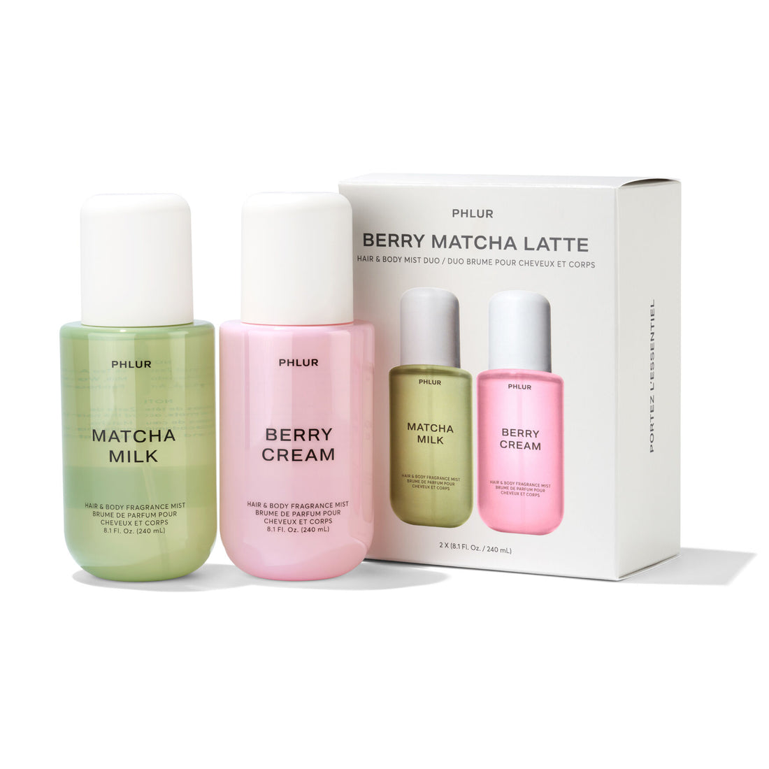 PHLUR Berry Matcha Body Mist Set